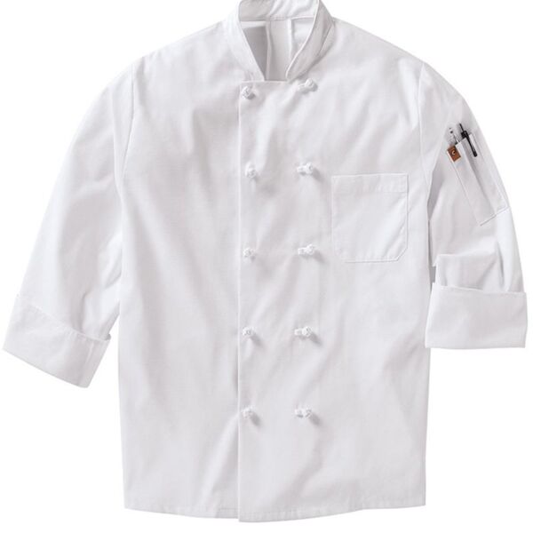 Mimix™ Ten Knot Button Chef Coat with OilBlok Thumbnail