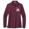 Women's Silk Touch Long Sleeve Polo Thumbnail