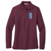 Women's Silk Touch Long Sleeve Polo Thumbnail