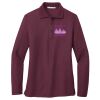 Women's Silk Touch Long Sleeve Polo Thumbnail