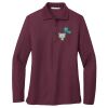 Women's Silk Touch Long Sleeve Polo Thumbnail