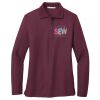 Women's Silk Touch Long Sleeve Polo Thumbnail