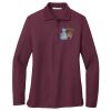 Women's Silk Touch Long Sleeve Polo Thumbnail